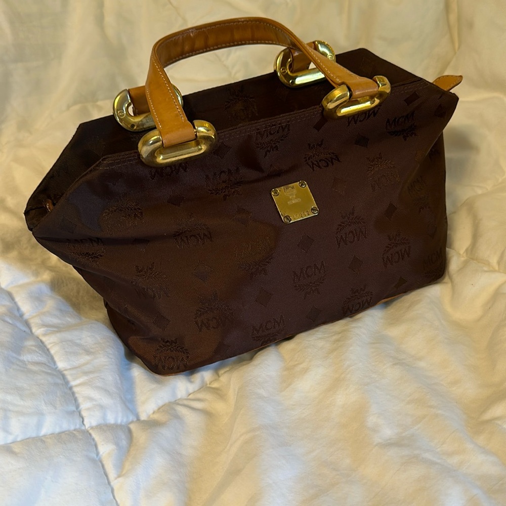 MCM - Mini Brown Tote - Picture 1 of 10